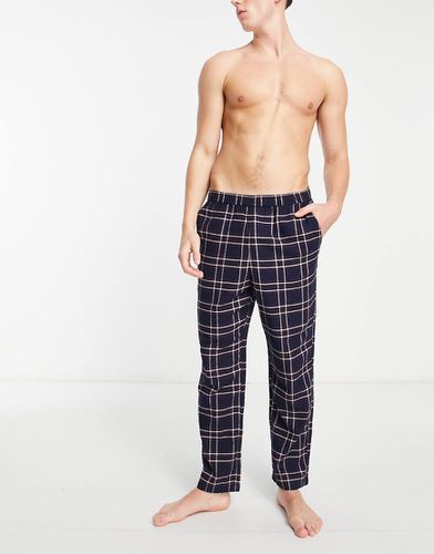 Bas de pyjama en flanelle à carreaux - /bordeaux - Jack & Jones - Modalova