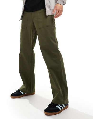 Bill - Pantalon charpentier coupe ample - Kaki - Jack & Jones - Modalova