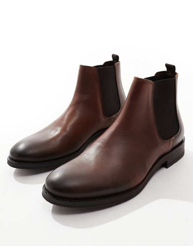 Bottines Chelsea en cuir - Jack & Jones - Modalova