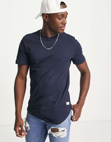 Essentials - T-shirt long à ourlet arrondi - Jack & Jones - Modalova