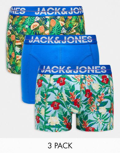 Lot de 3 boxers à imprimé ananas - Jack & Jones - Modalova