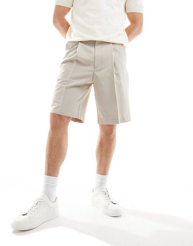 Originals - Short habillé coupe ample - Beige - Jack & Jones - Modalova