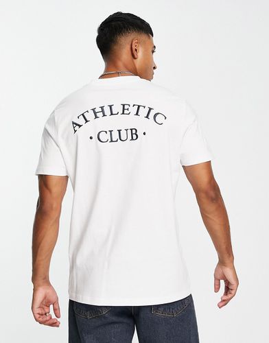 Originals - T-shirt avec imprimé Athletic au dos - Jack & Jones - Modalova