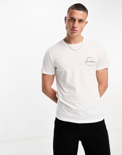 Originals - T-shirt avec inscription sur la poitrine - Jack & Jones - Modalova
