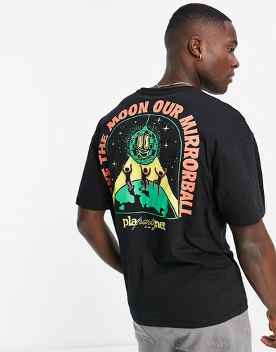 Originals - T-shirt oversize avec imprimé Moon Party dans le dos - Jack & Jones - Modalova