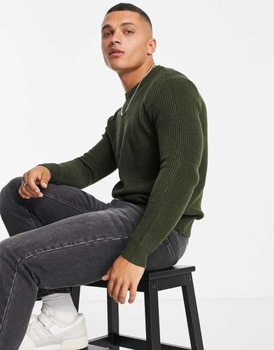 Pull ras de cou - forêt - Jack & Jones - Modalova