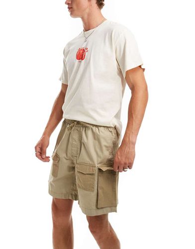 Short cargo en tissu ripstop - Beige - Jack & Jones - Modalova