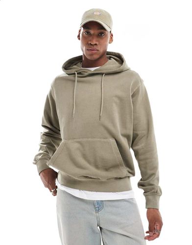 Sweat à capuche ultra oversize - Kaki délavé - Jack & Jones - Modalova