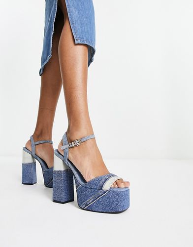 Girl Friend - Sandales à plateforme en jean - Jeffrey Campbell - Modalova