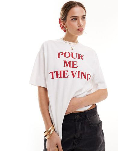 T-shirt avec imprimé Pour Me The Vino - Jjxx - Modalova