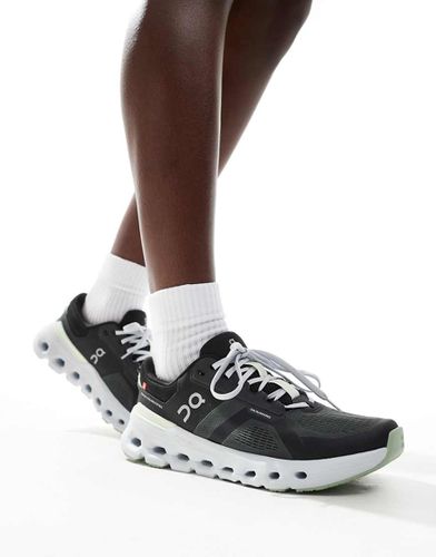 ON - Cloudrunner 2 - Baskets de course - Noir et citron vert - On Running - Modalova