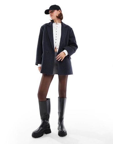 ONLY - Manteau blazer - Bleu foncé - Only - Modalova