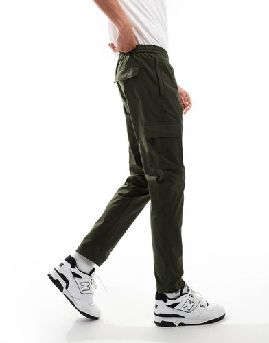 Pantalon cargo à taille élastique - Kaki - Only & Sons - Modalova