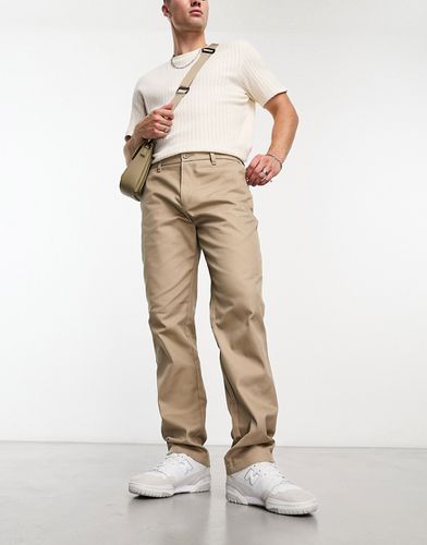 Pantalon de travail coupe chino ample - Beige - Only & Sons - Modalova