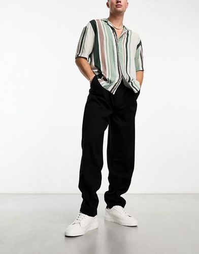 Pantalon habillé coupe ample avec plis - Only & Sons - Modalova