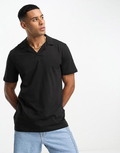 Polo à revers - Noir - Only & Sons - Modalova