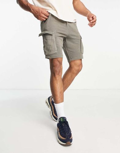 Short cargo en jersey - kaki - Only & Sons - Modalova