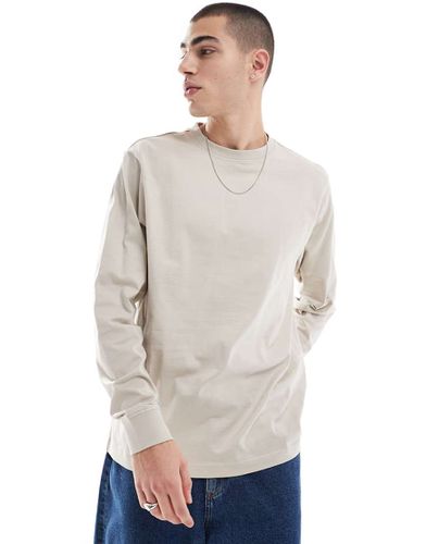 T-shirt à manches longues - Taupe - Only & Sons - Modalova