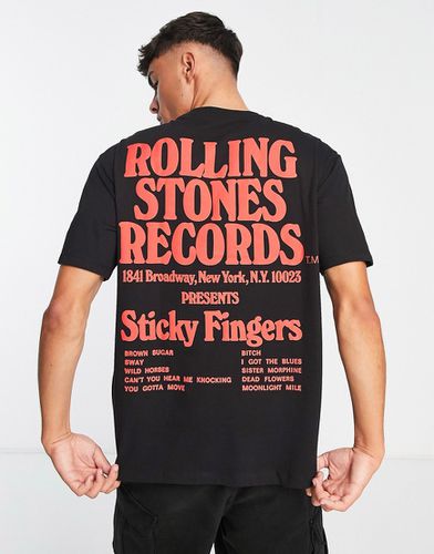 T-shirt oversize à imprimé Rolling Stones au dos - Only & Sons - Modalova