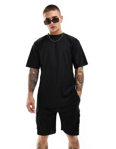 T-shirt oversize plissé d'ensemble - Only & Sons - Modalova