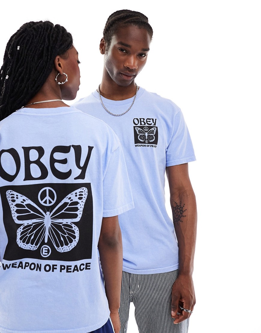 T-shirt unisexe avec imprimé Weapon of Peace » - Obey - Modalova