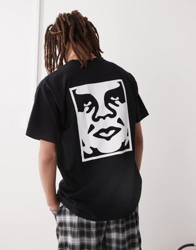 Bold Icon - T-shirt pais imprim au dos - Obey - Modalova