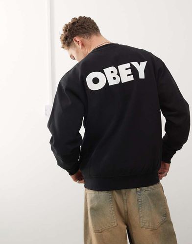 Obey - Sweat à grand logo - Noir - Obey - Modalova