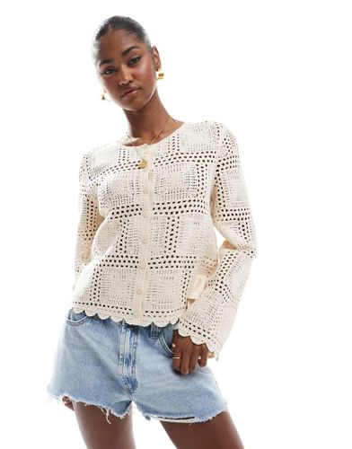 Gilet au crochet - Crme - Object - Modalova