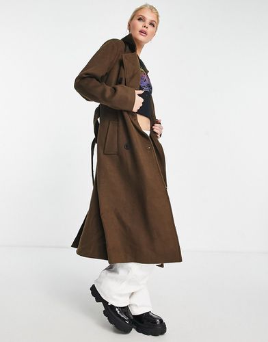 Trench-coat en laine mélangée - Object - Modalova