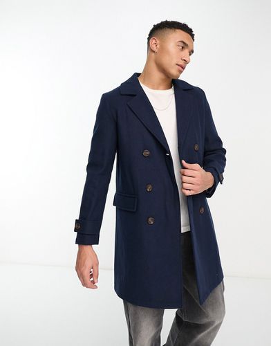 Manteau en laine mélangée à double boutonnage - Original Penguin - Modalova