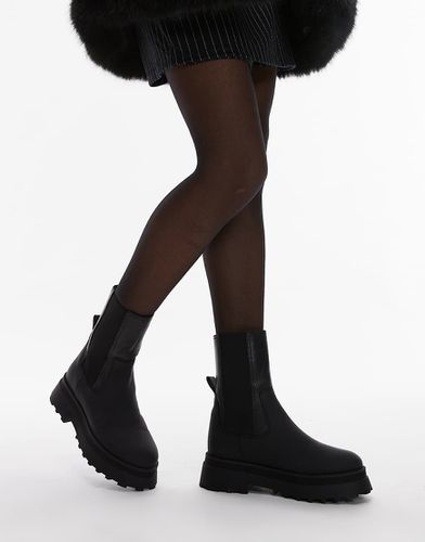 Bottines chunky montantes en cuir avec doublure chaude - Other Stories - Modalova