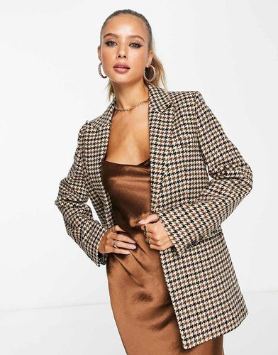 Blazer d'ensemble en laine à motif pied-de-poule - Other Stories - Modalova