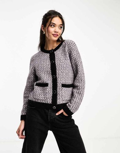 Gilet en laine alpaga façon tweed avec bords contrastants - Other Stories - Modalova