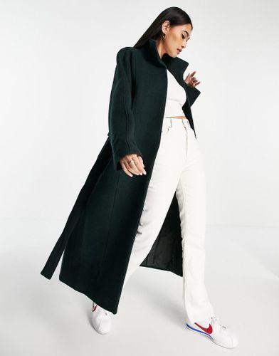 Manteau à ceinture en laine mélangée - forêt - MGREEN - Other Stories - Modalova
