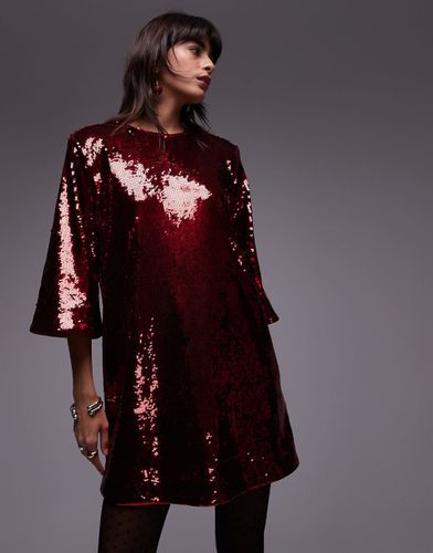 Robe courte à sequins sur l'ensemble - Other Stories - Modalova