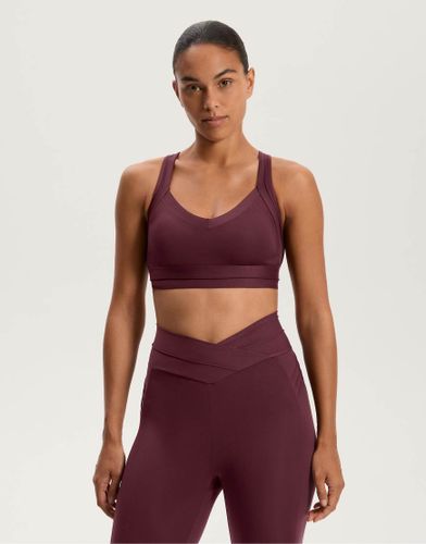 Comfortlux - Débardeur côtelé - Bordeaux foncé - Oysho - Modalova