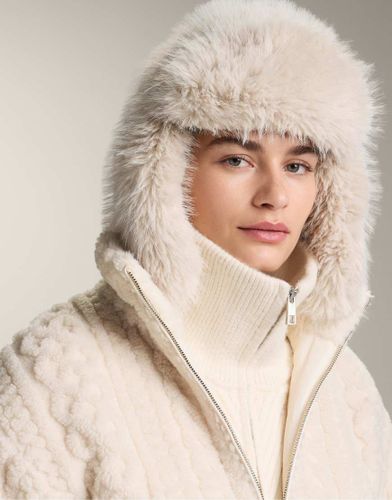 Chapeau en fausse fourrure - Taupe - Oysho - Modalova