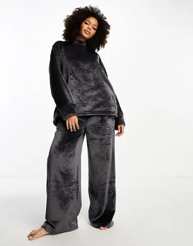 Ensemble confort oversize avec pantalon et pull - anthracite - Loungeable - Modalova