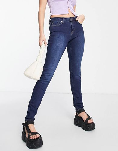 Jean skinny avec logo à strass - moyen - Love Moschino - Modalova