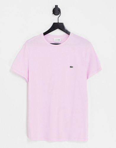 Lacoste - T-shirt uni - Rose - Lacoste - Modalova