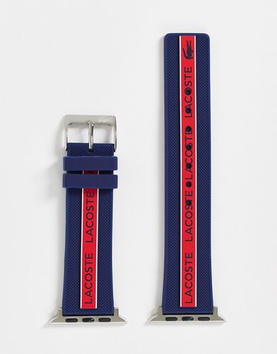 Bracelet pour montre connectée - et rouge - Lacoste - Modalova