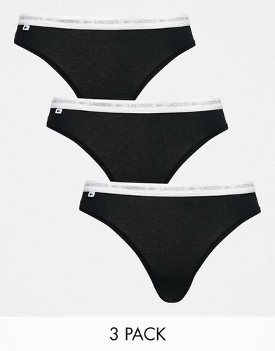 Lacoste - Lot de 3 strings - Noir - Lacoste - Modalova