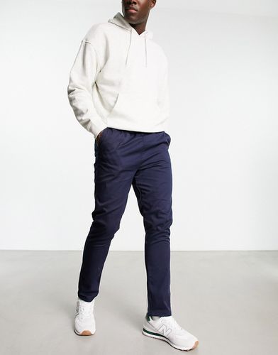 Pantalon chino à taille élastique - Le Breve - Modalova