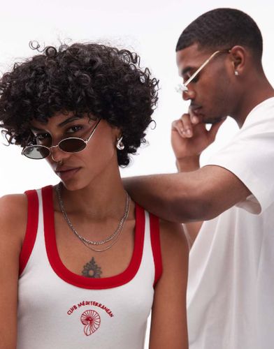 Love Train - Lunettes de soleil fines et ovales - Le Specs - Modalova