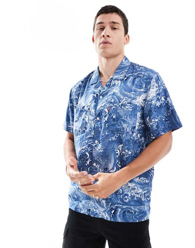 Camper - Chemise décontractée à imprimé vagues avec manches courtes et col à revers - Levi's - Modalova