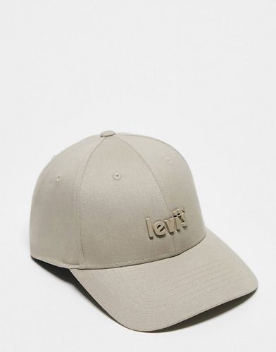 Levi's - Wordmark - Bonnet avec logo vintage moderne - Gris