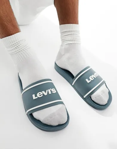 Levi's - Claquettes à logo - Vert - Levi's - Modalova