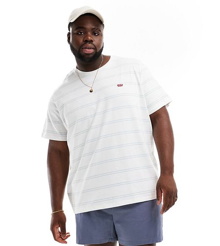 Big & Tall - Original - T-shirt rayé à logo de la marque - Crème - Levi's - Modalova