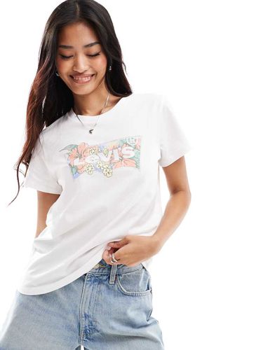 Perfect - T-shirt à logo de la marque et hibiscus imprimés - Levi's - Modalova