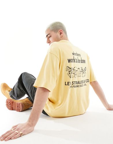 Workwear - T-shirt oversize imprimé au dos - Levi's - Modalova